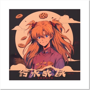 asuka cookies Posters and Art